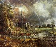 John Constable Salisbury Cathedral from the Meadows2 oil painting on canvas